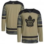 Maglia Hockey Toronto Maple Leafs Logo Military Appreciation Team Autentico Practice Camuffamento