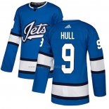 Maglia Hockey Winnipeg Jets Bobby Hull Alternato Autentico Blu