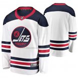 Maglia Hockey Winnipeg Jets Personalizzate Heritage Bianco
