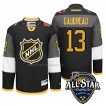 Maglia Hockey 2016 All Star Calgary Flames Johnny Gaudreau Nero
