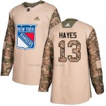 Maglia Hockey Bambino New York Rangers Kevin Hayes Autentico 2017 Veterans Day Camuffamento