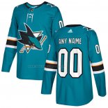 Maglia Hockey Bambino San Jose Sharks Personalizzate Home Blu