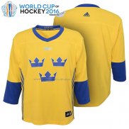 Maglia Hockey Bambino Suecia 2016 World Cup Giallo