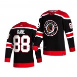 Maglia Hockey Chicago Blackhawks Kane Nero