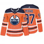 Maglia Hockey Donna Edmonton Oilers Connor Mcdavid Autentico Giocatore Arancione