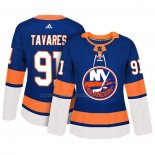 Maglia Hockey Donna New York Islanders John Tavares Autentico Giocatore Blu