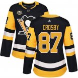 Maglia Hockey Donna Pittsburgh Penguins Sidney Crosby 50 Anniversary Home Premier Nero