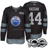 Maglia Hockey Edmonton Oilers Zack Kassian 1917-2017 100th Anniversario Nero
