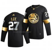 Maglia Hockey Golden Edition New York Islanders Anders Lee Limited Autentico 2020-21 Nero