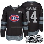 Maglia Hockey Montreal Canadiens Tomas Plekanec 1917-2017 100th Anniversario Nero
