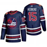 Maglia Hockey Winnipeg Jets Anders Hedberg Heritage Classic 2019-20 Blu