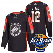 Maglia Hockey 2018 All Star Minnesota Wild Eric Staal Autentico Nero