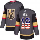 Maglia Hockey Bambino Vegas Golden Knights James Neal Home Autentico USA Flag Gris