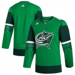 Maglia Hockey Columbus Blue Jackets 2023 St. Patrick's Day Autentico Verde