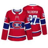 Maglia Hockey Donna Montreal Canadiens Alex Galchenyuk Autentico Giocatore Rosso