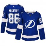 Maglia Hockey Donna Tampa Bay Lightning Nikita Kucherov Autentico Giocatore Blu