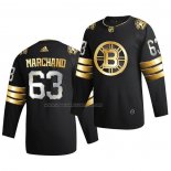 Maglia Hockey Golden Edition Boston Bruins Brad Marchand Limited Autentico 2020-21 Nero