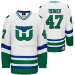 Maglia Hockey Hartford Whalers James Reimer Heritage Night Throwback Bianco