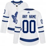 Maglia Hockey Donna Toronto Maple Leafs Personalizzate Away Bianco