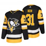 Maglia Hockey Pittsburgh Penguins Antti Niemi Autentico Home 2018 Nero
