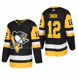 Maglia Hockey Pittsburgh Penguins Dominik Simon Home Autentico Giocatore Nero
