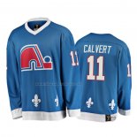 Maglia Hockey Quebec Nordiques Matt Calvert Heritage Vintage Blu
