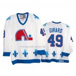 Maglia Hockey Quebec Nordiques Samuel Girard Heritage Vintage Replica 1991-95 Bianco