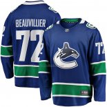 Maglia Hockey Vancouver Canucks Anthony Beauvillier Home Breakaway Blu