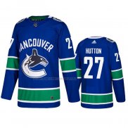 Maglia Hockey Vancouver Canucks Ben Hutton Home Blu