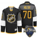 Maglia Hockey 2016 All Star Washington Capitals Braden Holtby Nero