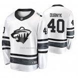 Maglia Hockey 2019 All Star Minnesota Wild Devan Dubnyk Bianco