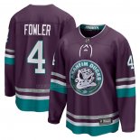 Maglia Hockey Anaheim Ducks Cam Fowler 30th Anniversary Premier Breakaway Viola