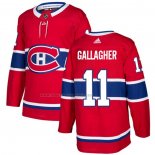 Maglia Hockey Bambino Montreal Canadiens Brendan Gallagher Home Autentico Rosso