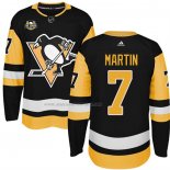 Maglia Hockey Bambino Pittsburgh Penguins Paul Martin 50 Anniversary Home Premier Nero