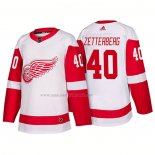 Maglia Hockey Detroit Red Wings Henrik Zetterberg New Outfitted 2018 Bianco
