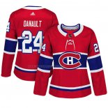Maglia Hockey Donna Montreal Canadiens Phillip Danault Autentico Giocatore Rosso