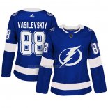Maglia Hockey Donna Tampa Bay Lightning Andrei Vasilevskiy Autentico Giocatore Blu