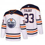 Maglia Hockey Edmonton Oilers Cam Talbot 2018 Bianco