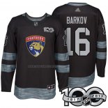 Maglia Hockey Florida Panthers Aleksander Barkov 1917-2017 100th Anniversario Nero