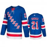 Maglia Hockey New York Rangers Brett Howden Home Blu