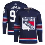 Maglia Hockey New York Rangers Mika Zibanejad Alternato Autentico Primegreen Blu
