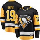 Maglia Hockey Pittsburgh Penguins Reilly Smith Home Breakaway Nero