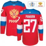 Maglia Hockey Rusia Artemi Panarin Premier 2016 World Cup Rosso