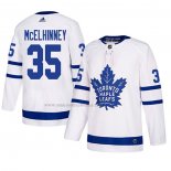 Maglia Hockey Toronto Maple Leafs Curtis Mcelhinney Autentico Away Bianco