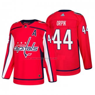 Maglia Hockey Washington Capitals Brooks Orpik Home Autentico Giocatore Rosso