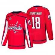 Maglia Hockey Washington Capitals Chandler Stephenson Bound Patch Stanley Cup Final Rosso