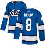 Maglia Hockey Winnipeg Jets Jacob Trouba Alternato Autentico Blu