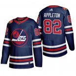 Maglia Hockey Winnipeg Jets Mason Appleton Heritage Classic 2019-20 Blu
