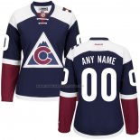 Maglia Hockey Colorado Avalanche Personalizzate Reebok Blu