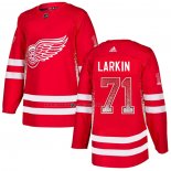 Maglia Hockey Detroit Red Wings Dylan Larkin Drift Fashion Rosso